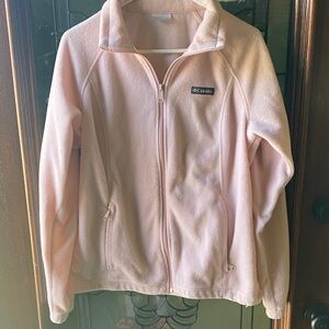 Columbia Women's Light Pink Fleece Jacket